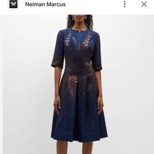 Rickie Freeman for Teri Jon pleated dress, size 6